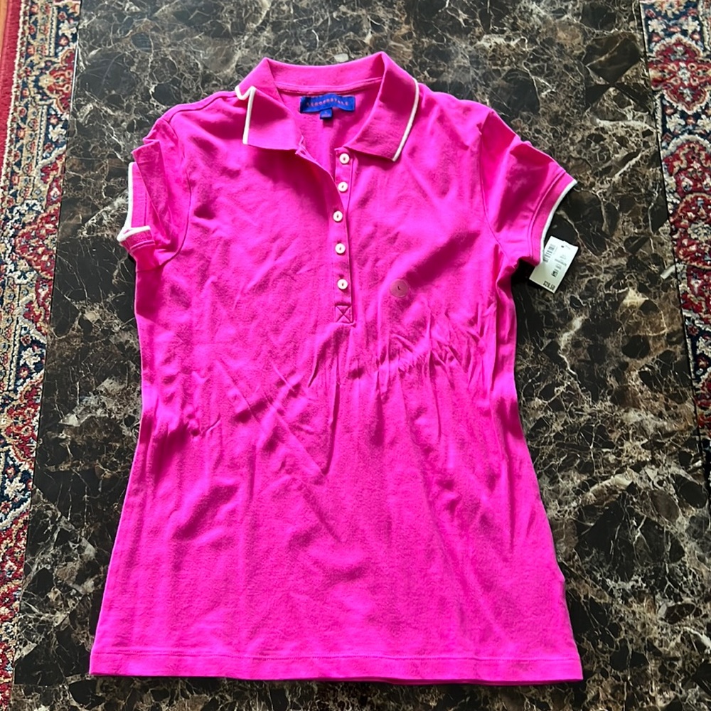 Pink Aeropostale shirt with collar